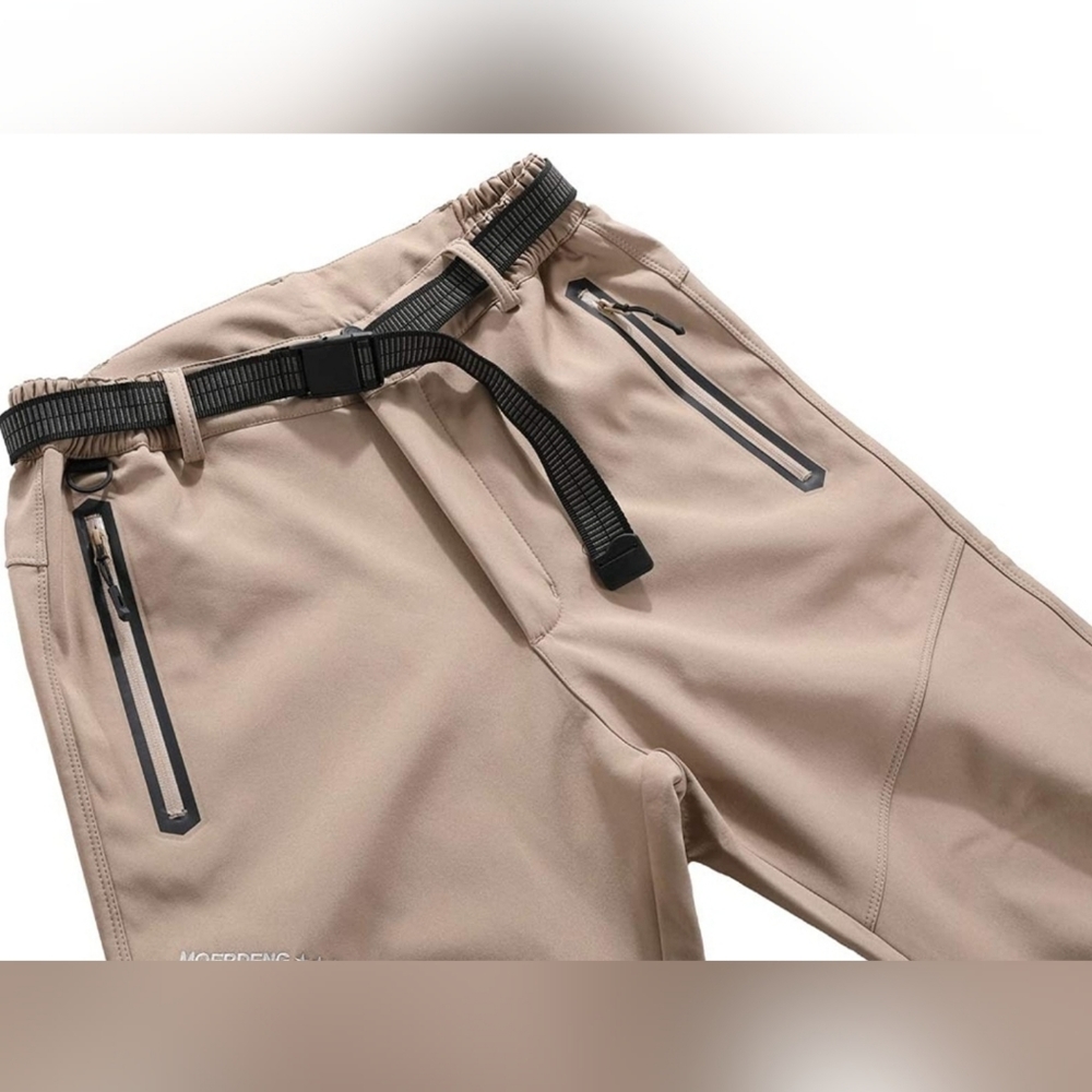 ❄ Men's Soft Shell Waterproof Winter Snow Ski Snowboarding Pants - Picture 4 of 7
